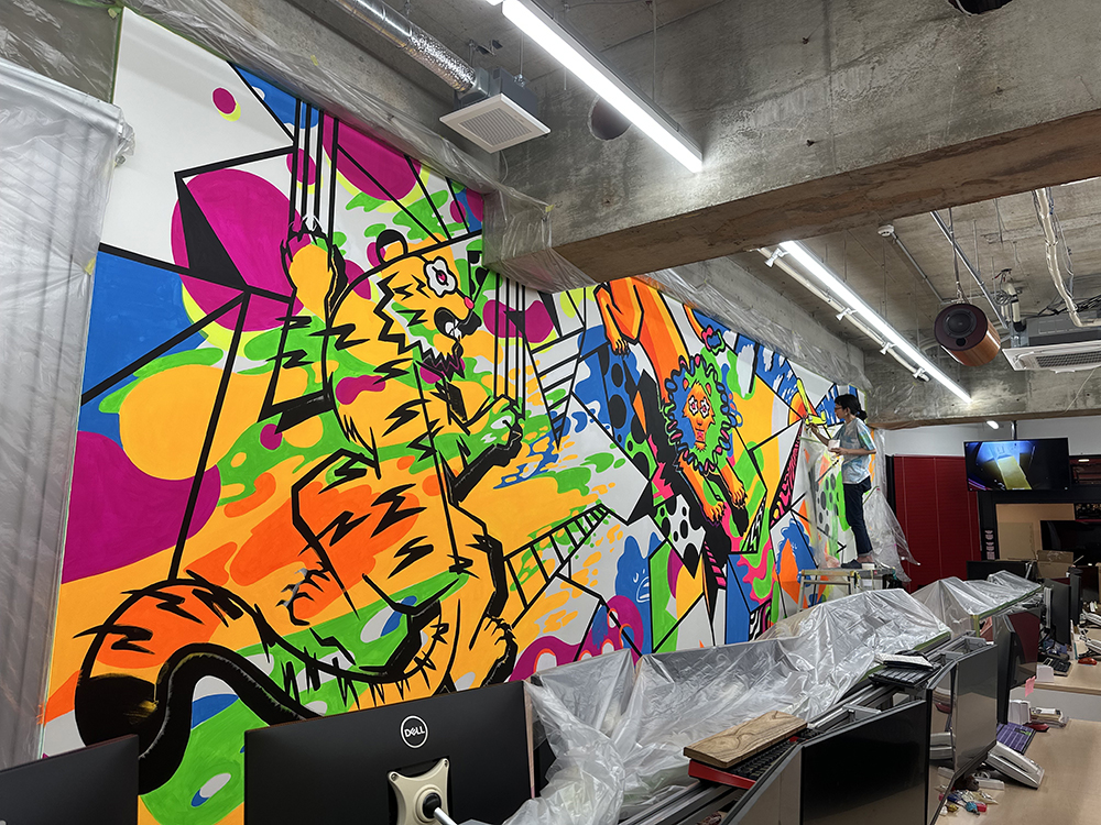 コレオ壁画 オフィスアート